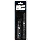 Molotow Blackliner Brush Marker &amp; 30ml Refill Set
