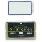 Egg Shell Stickers Blue Line Border