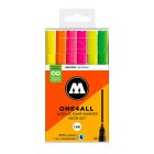 Molotow ONE4ALL Acrylstiften Neon Set van 6 Fluor tinten - 2mm