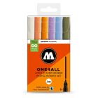 Molotow ONE4ALL Acrylstiften Pastel Modern Set van 6 tinten - 2mm