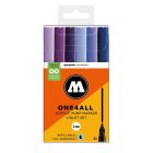 Molotow ONE4ALL Acrylstiften Violet Set van 6 Paars tinten - 2mm