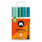 Molotow ONE4ALL Acrylstiften Tropical Set van 6 Aqua tinten - 2mm