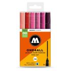 Molotow ONE4ALL Acrylstiften Pink Set van 6 Roze tinten - 2mm