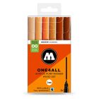 Molotow ONE4ALL Acrylstiften Wood Set van 6 Bruin tinten - 2mm