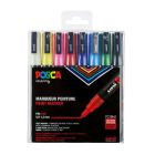 Posca PC-3M 0.9-1.3mm 8x Marker Set