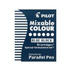 Pilot Parallel Pen Blauw Zwarte Cartridges