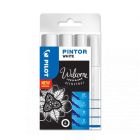 Pilot Pintor Welcome Set Wit 4 Stuks - EF/F/M/B