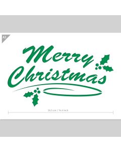 A3 Merry Christmas Sjabloon