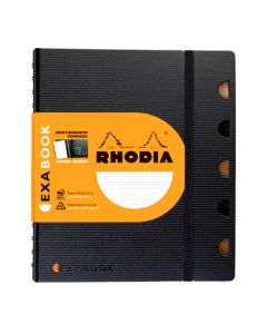 Rhodia ExaBook - A5+ Zwart Geruit