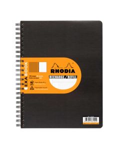 Rhodia ExaBook Refill - A4+ Zwart geruit