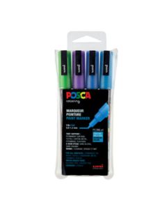 Posca Glitter PC-3ML Marker set – 4 stuks