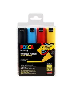 Posca PC-7M Marker set – 4 stuks