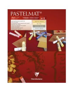 Clairefontaine Pastelmat pad No.1 - 24x30cm - Creme/grijs