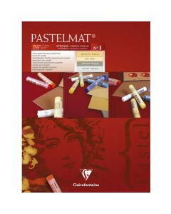 Clairefontaine Pastelmat pad No.1 - 30x40cm - Creme/grijs