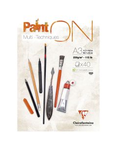 Clairefontaine Paint-ON A3 Blok - Wit