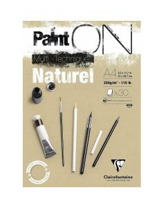 Clairefontaine Paint-ON A4 Blok - Naturel