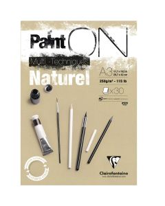 Clairefontaine Paint-ON A3 Blok - Naturel