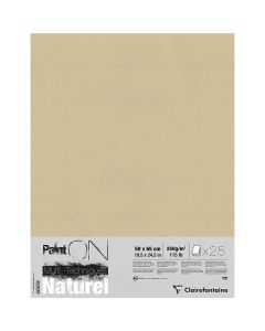 Clairefontaine Paint'ON Naturel 50x65cm Sheets