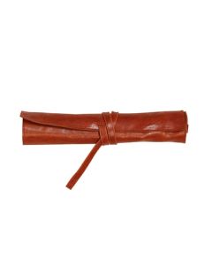 Rhodia Flying Spirit Leather Pencil Roll - Bruin