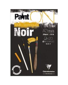 Clairefontaine Paint-ON A3 Blok - Zwart