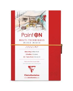 Clairefontaine Paint-ON Travel Journal - Wit - Mixed Media