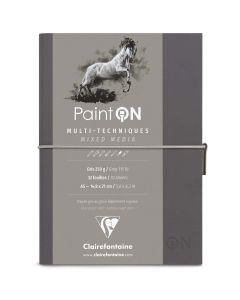 Clairefontaine Paint-ON Travel Journal - Grijs - Mixed Media