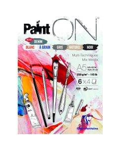 Clairefontaine Paint-ON A5 Blok - 6 Kleuren