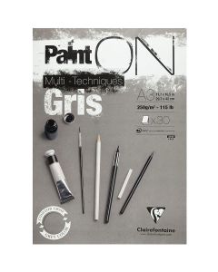Clairefontaine Paint-ON A3 Blok - Grijs