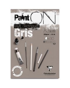 Clairefontaine Paint-ON A2 Blok - Grijs