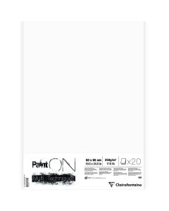 Clairefontaine Paint'ON Witte 50x65cm Sheets