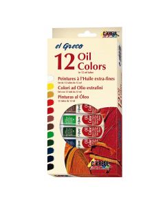 Kreul EL GRECO Oil Colors set - 12 tubes van 12 ml