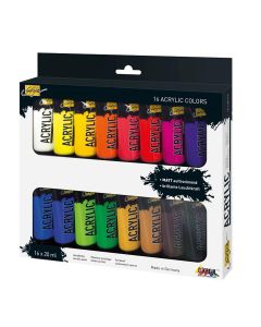 SOLO GOYA Acrylverf Set - 16 stuks 20 ml tubes