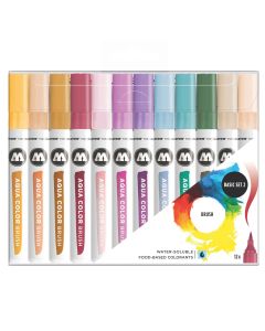 Molotow Aqua Color Brush Marker Basic Set 2