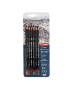 Derwent Tinted Charcoal 6 Potloden Set