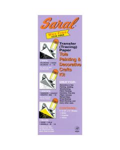 Saral transferpapier - Hobby set - 3x wit - 1x geel - 1x grafiet