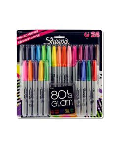 Sharpie 80's Glam collectie met fijne punt - set 24 stuks