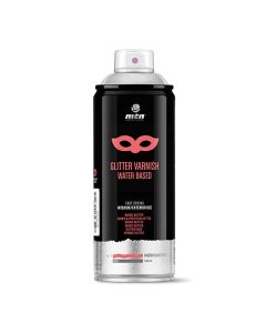 MTN Pro Zilveren Glitter Spray - 400ml op waterbasis
