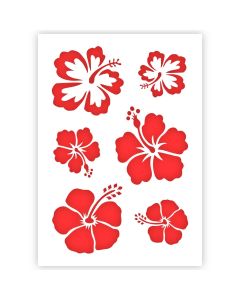 Aloha Bloemen Sjabloon in 3 maten