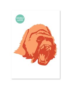 Gorilla Sjabloon - A3 Formaat - 2 Lagen