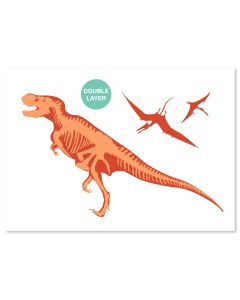 Dinosaurus Sjabloon - A3 Formaat - 2 Lagen