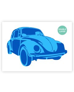 A3 Volkswagen Kever Sjabloon – 2 Lagen