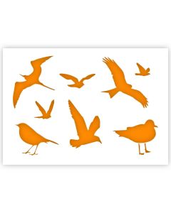 Vogel Sjabloon in 3 maten