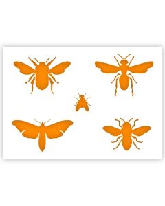Insecten Sjabloon in 3 maten