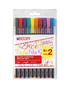 Edding 1340 Brush Pen starterkit van 10