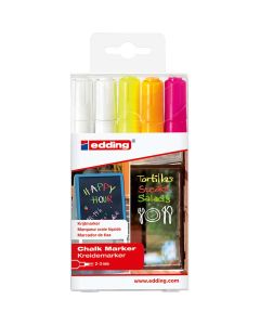Edding 4095 krijtmarker set van 5 stiften