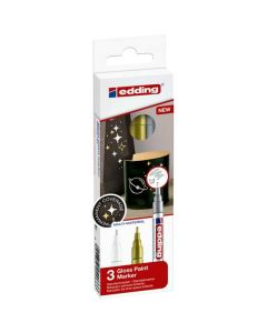 Edding 751 paint marker set van 3 metallic kleuren