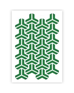 Escher Patroon Sjabloon in 3 maten