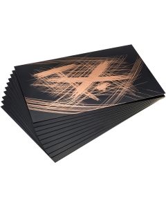 Essdee Scraperboard Copper Folie - 10 stuks