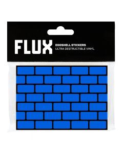 FLUX Eggshell Stickers 50 stuks Bricks Cyan