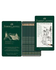 Faber-Castell 9000 Grafietpotloden Design set van 12 stuks